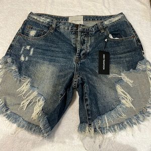 One Teaspoon NWT denim shorts sz 27